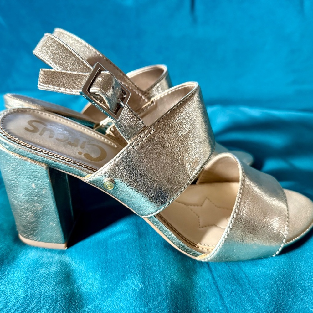Circus by Sam Edelman Gold Women's Sandals